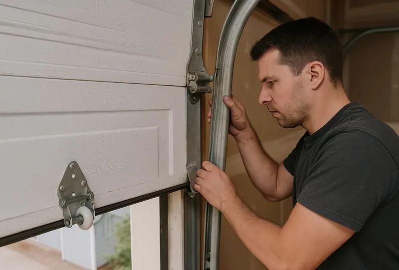 Off Track Door Repair in Englewood